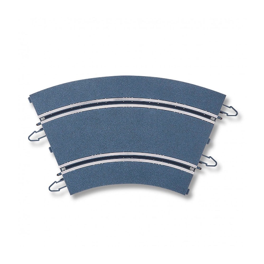 SCX - Pista Curva Standard 45º - Accesorios gama Classic para ampliar o mejorar tu pista de carreras o coches de carreras, Scalextric Classic y Advance, Juguetes para niños, Ideal para Regalo, Perfecto para niños y adultos