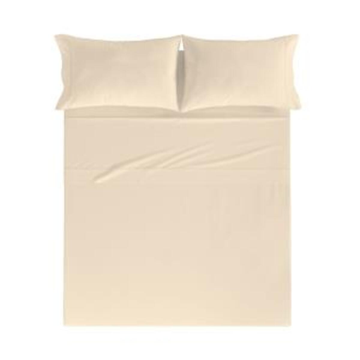 GUY LAROCHE - Sábana encimera de algodón 200 hilos PURE crema. Varios tamaños disponibles.