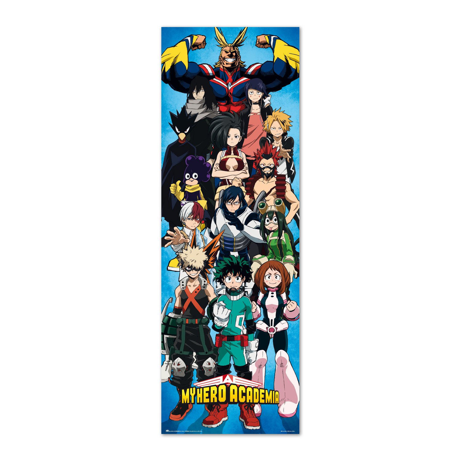 Póster Puerta My Hero Academia Todos los Personajes - 53 X 158 Cm