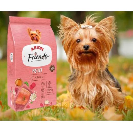 Pienso para perros para todas las razas y tamaños Arion Friends en 3kg, 9kg, 14kg y 16kg  con diferentes opciones de ingredientes como salmón, cordero, pollo, ... - Arion