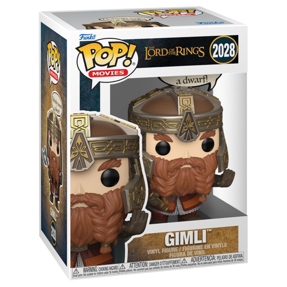 Funko Pop El Señor De Los Anillos Gimli 2028 Figura Coleccionable Regalo