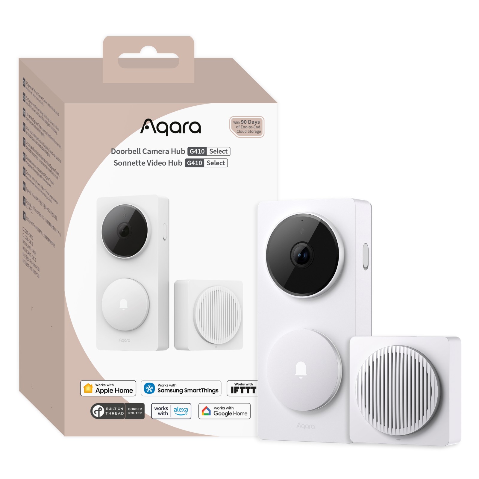 Aqara doorbel camera hub g410 blanco | cámara ip |
