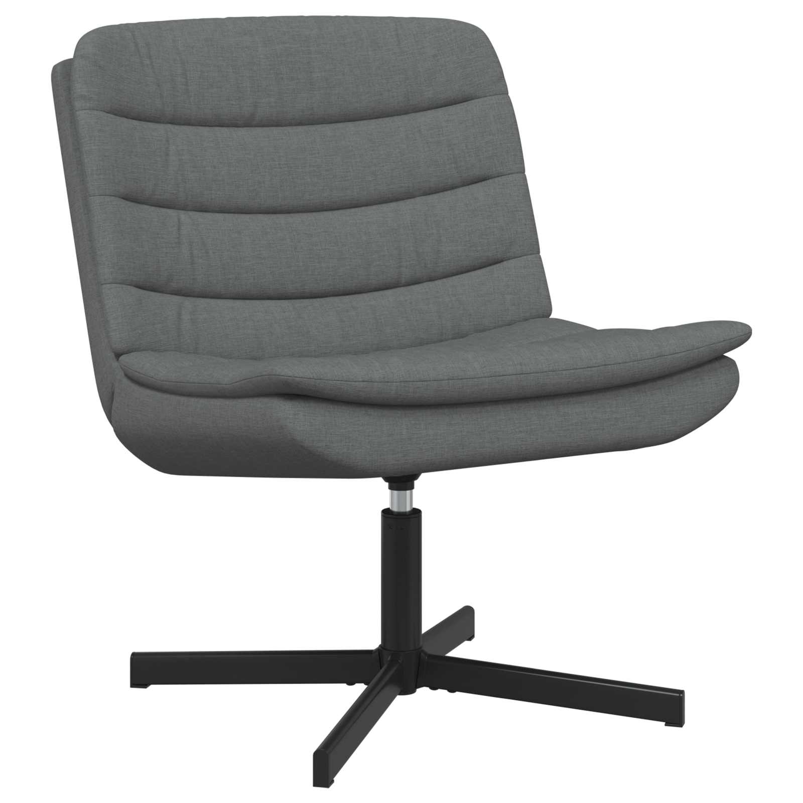 vidaXL Silla giratoria 63 x 75 x 76 cm tela Multicolor