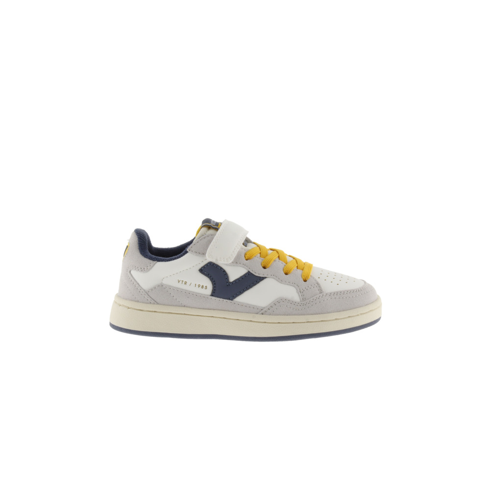 Victoria 1985 SMASH KID Zapatillas de efecto piel con piezas fantasía y tira adherente 8810100