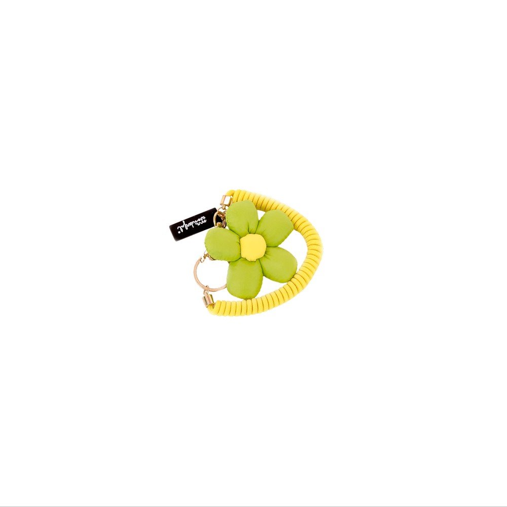 MR LLAVERO FLOR VERDE BAGS 3x3x10 Cms.