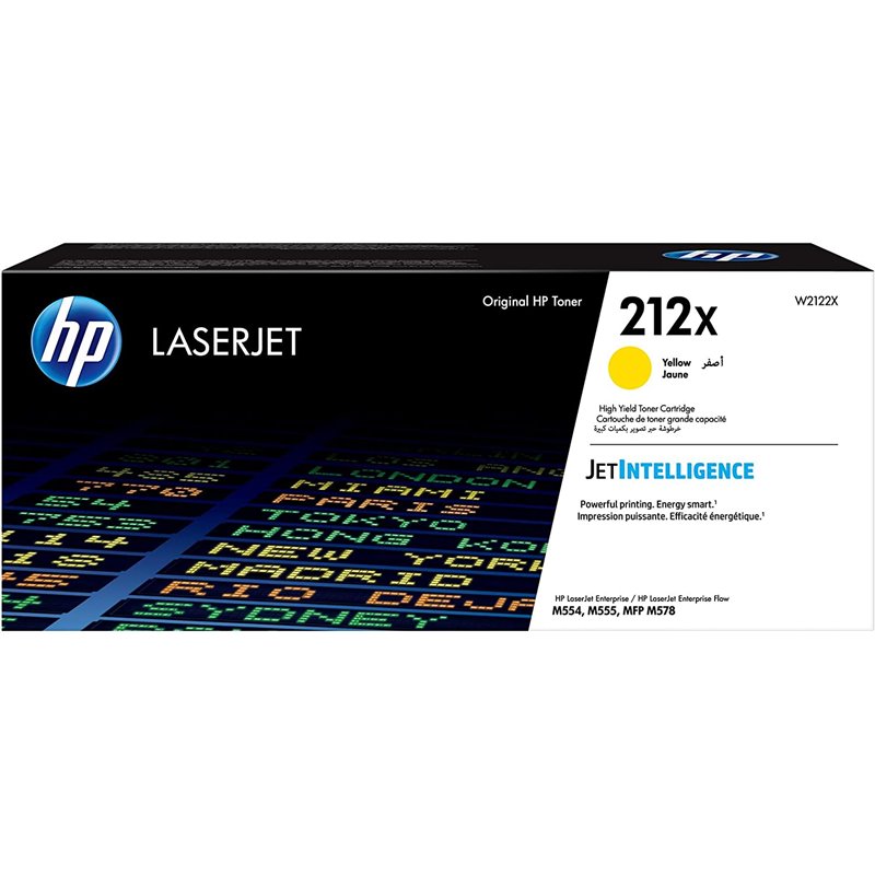 HP 212X XL Amarillo Original