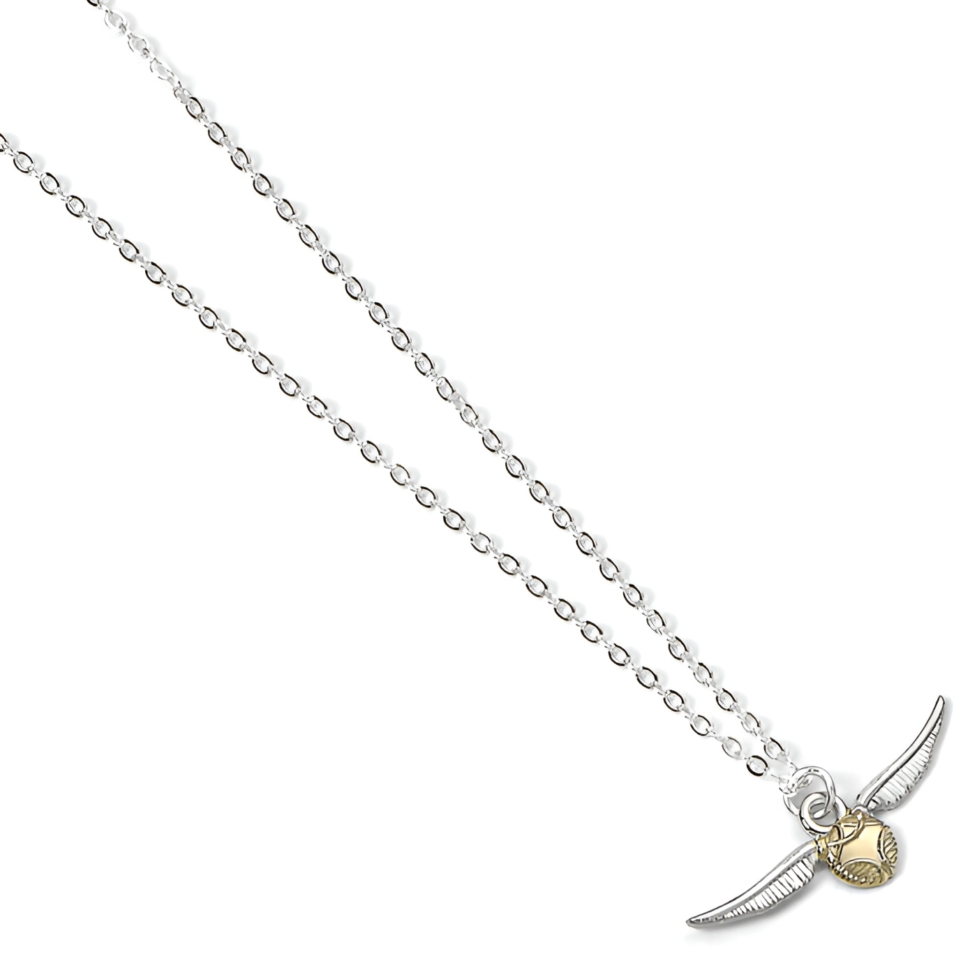 Colgante Harry Potter Snitch Dorada Baño de Plata - Joyería Hombre