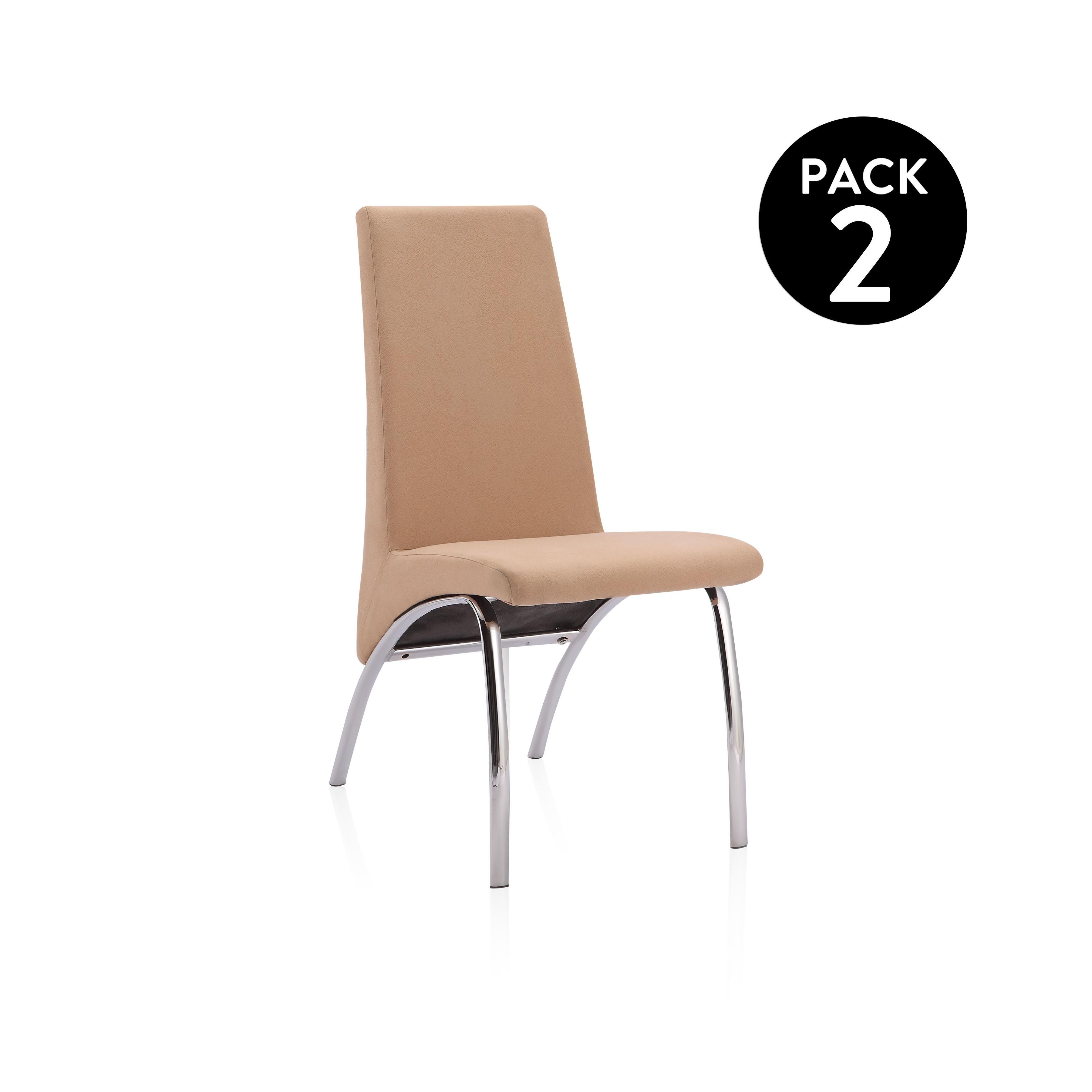 duehome - Pack 2 sillas de comedor Lise