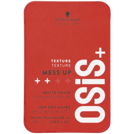 Schwarzkopf Mass Market Professional Pasta Mate Osis+ Mess Up para Estilo Desigual y Textura Seca 100ml