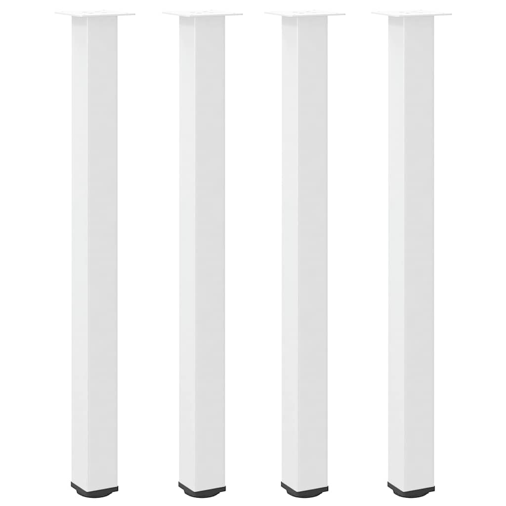 vidaXL Patas para mesa de bar (4 unidades) 110-112 cm, acero