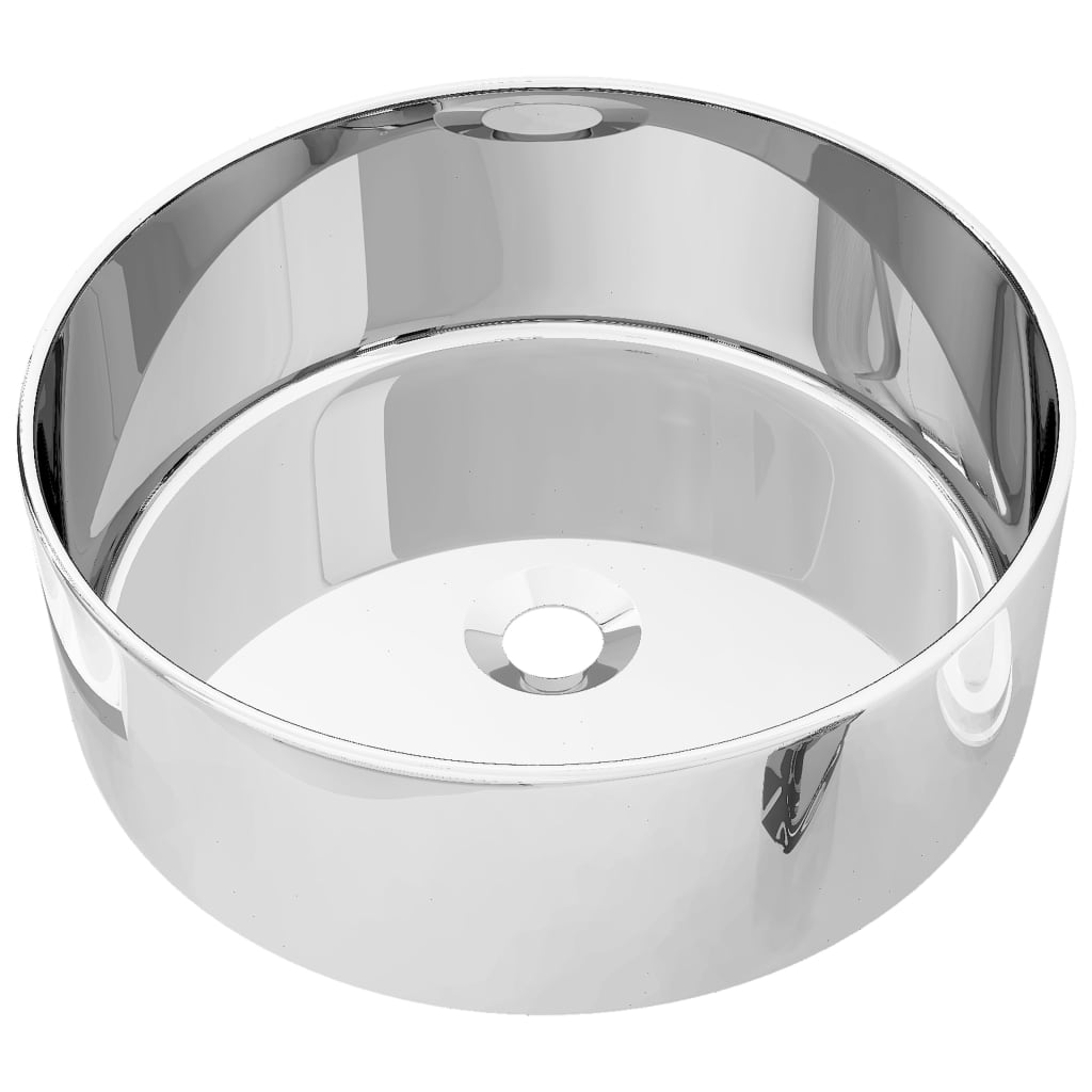 vidaXL Lavabo 40x15 cm Cerámica Dorado Sanitario Baño Servicio Grifería Casa Color Dorado,  Plateado,  Blanco y mas