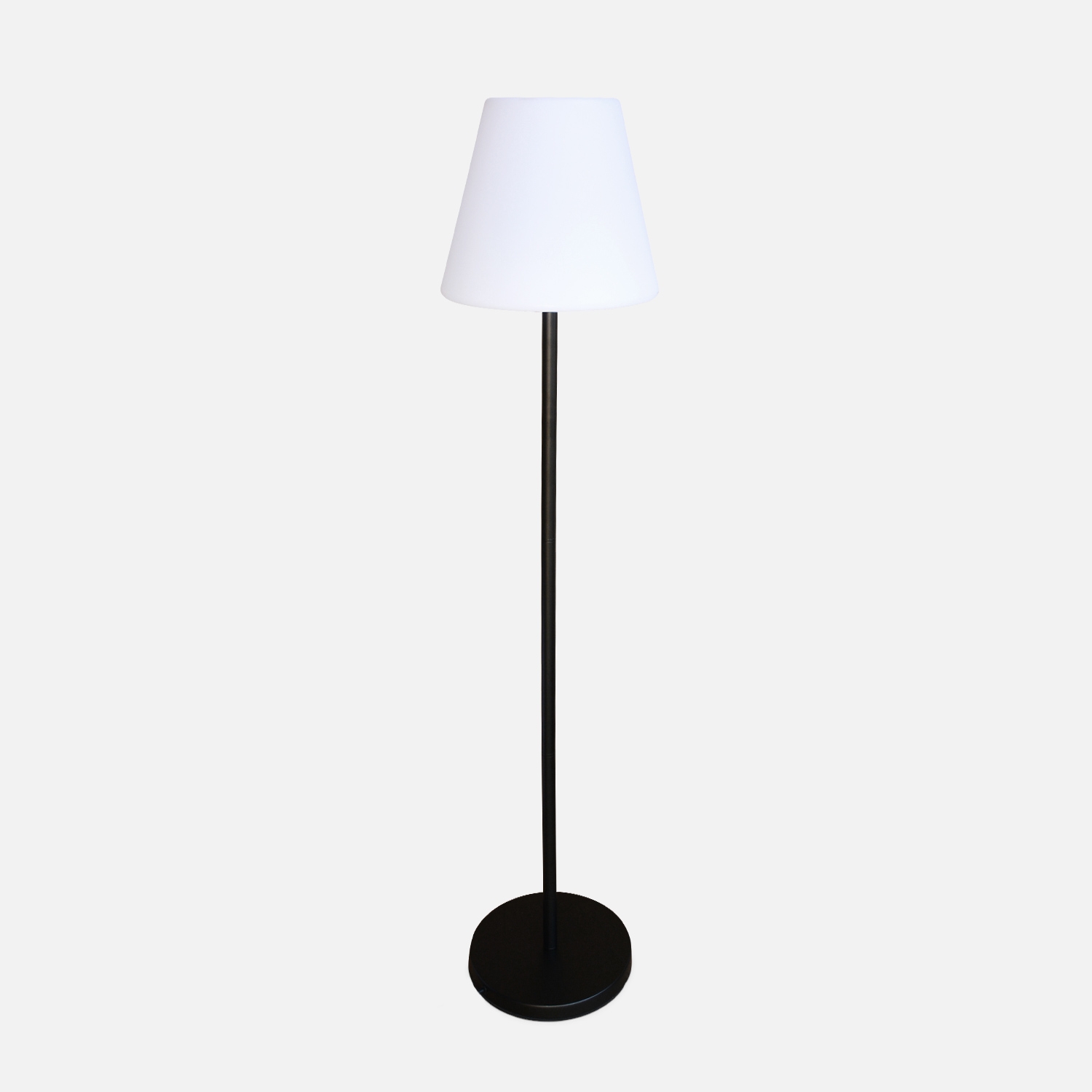 sweeek - Farola solar de exterior LED, Lámpara, Tamaño 34x34x154 cm