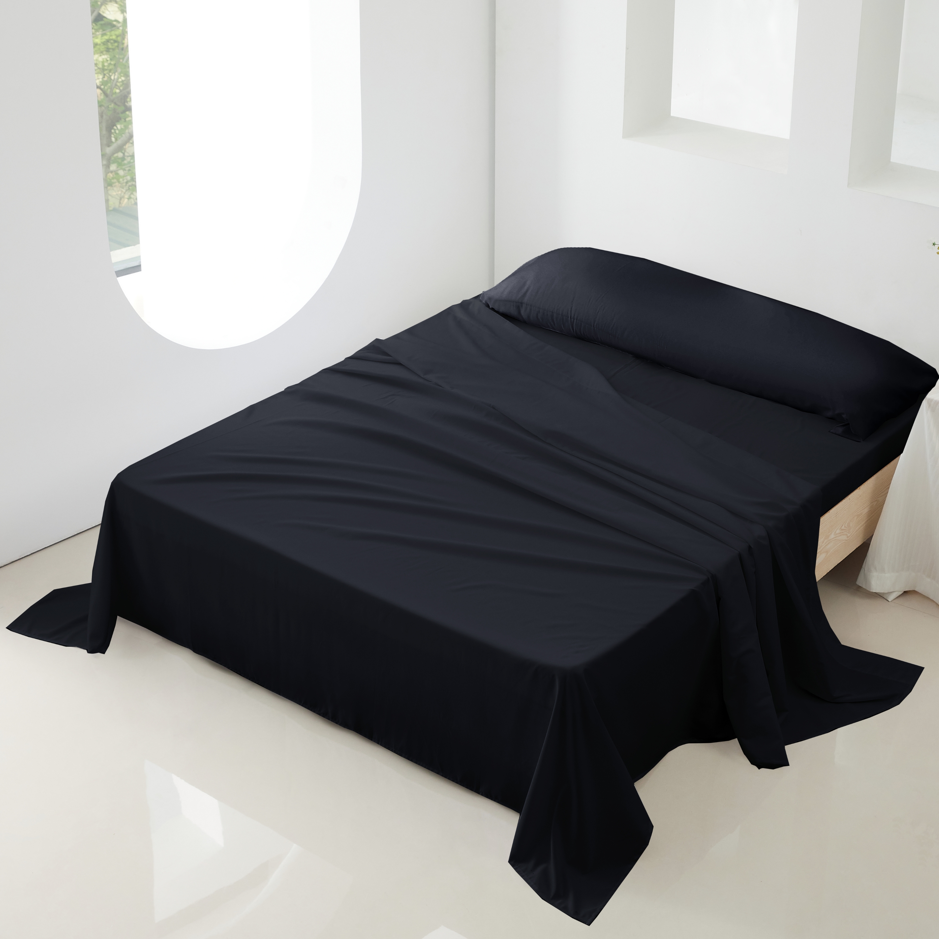 Novotextil Juego de Sábanas 100% Microfibra de 3 o 4 Piezas (Encimera, Bajera Ajustable hasta 30 cm y Fundas de Almohada) - Ropa de Cama Suave, Transpirable y Ligera