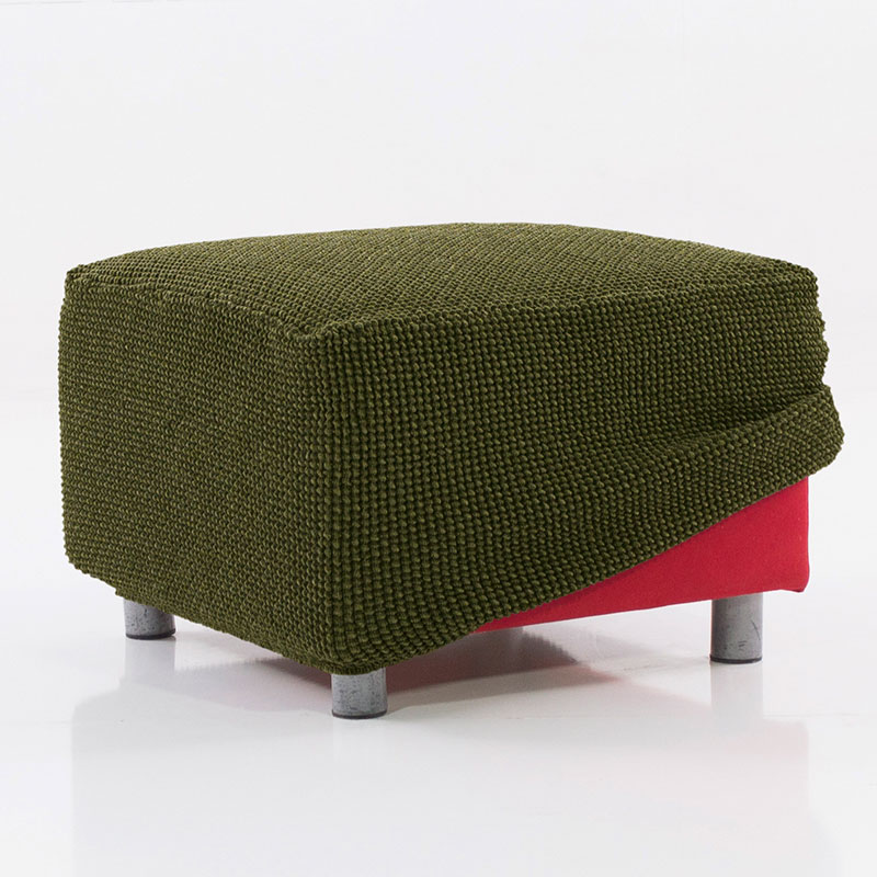 MAXIFUNDAS FUNDAS DE SOFA & CHAISE LONGUE - Funda de Puff Relive Elástica