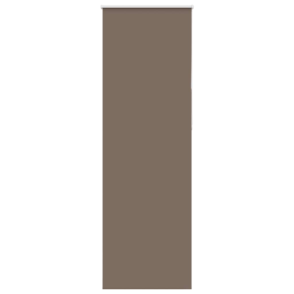 vidaXL Estor Enrollable Opaco Color Café 85x230cm Tela Ancho 80,7cm