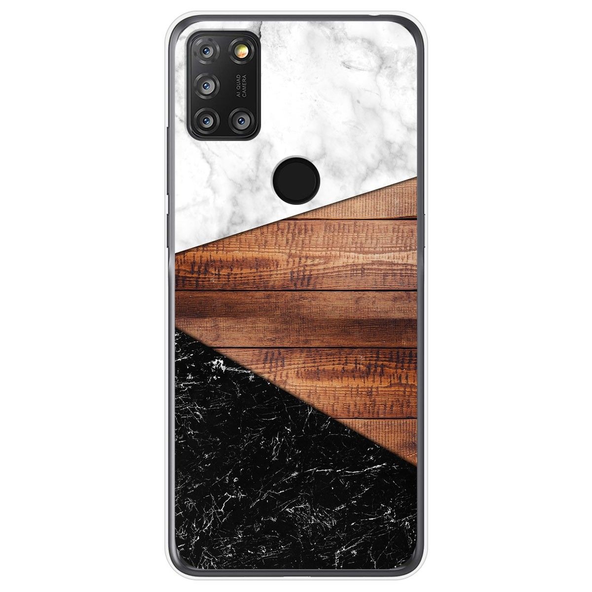 Tumundosmartphone Funda Gel Tpu para Alcatel 3X 4CAM diseño Mármol 11 Dibujos