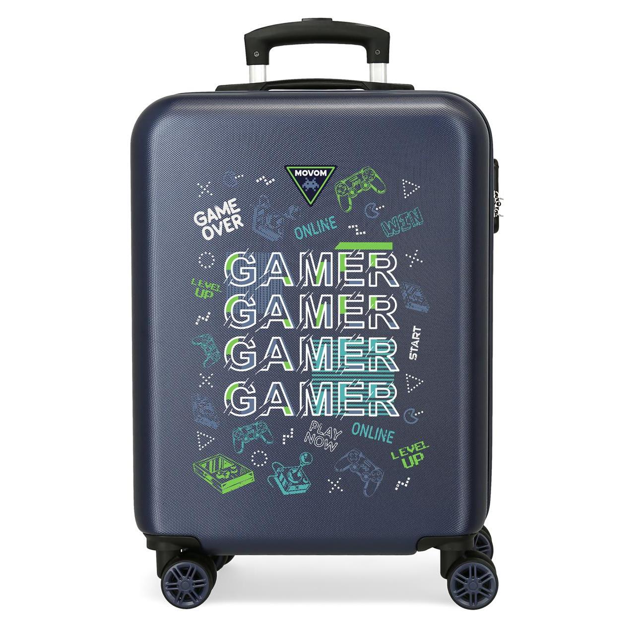 Maleta de cabina Movom Game over marino 38x55x20 cm