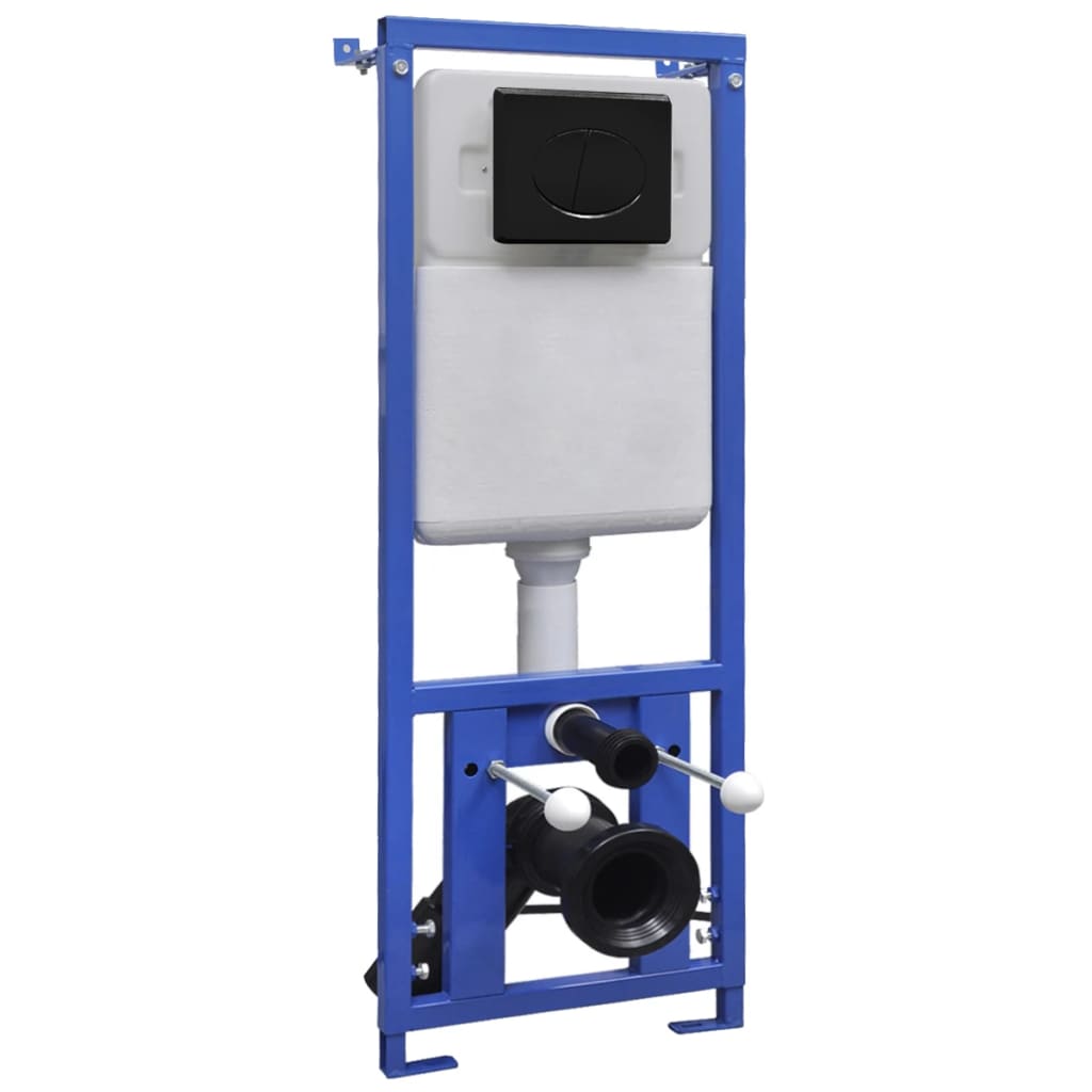 vidaXL Cisterna alta oculta 11 L 41x14x (110-125) cm