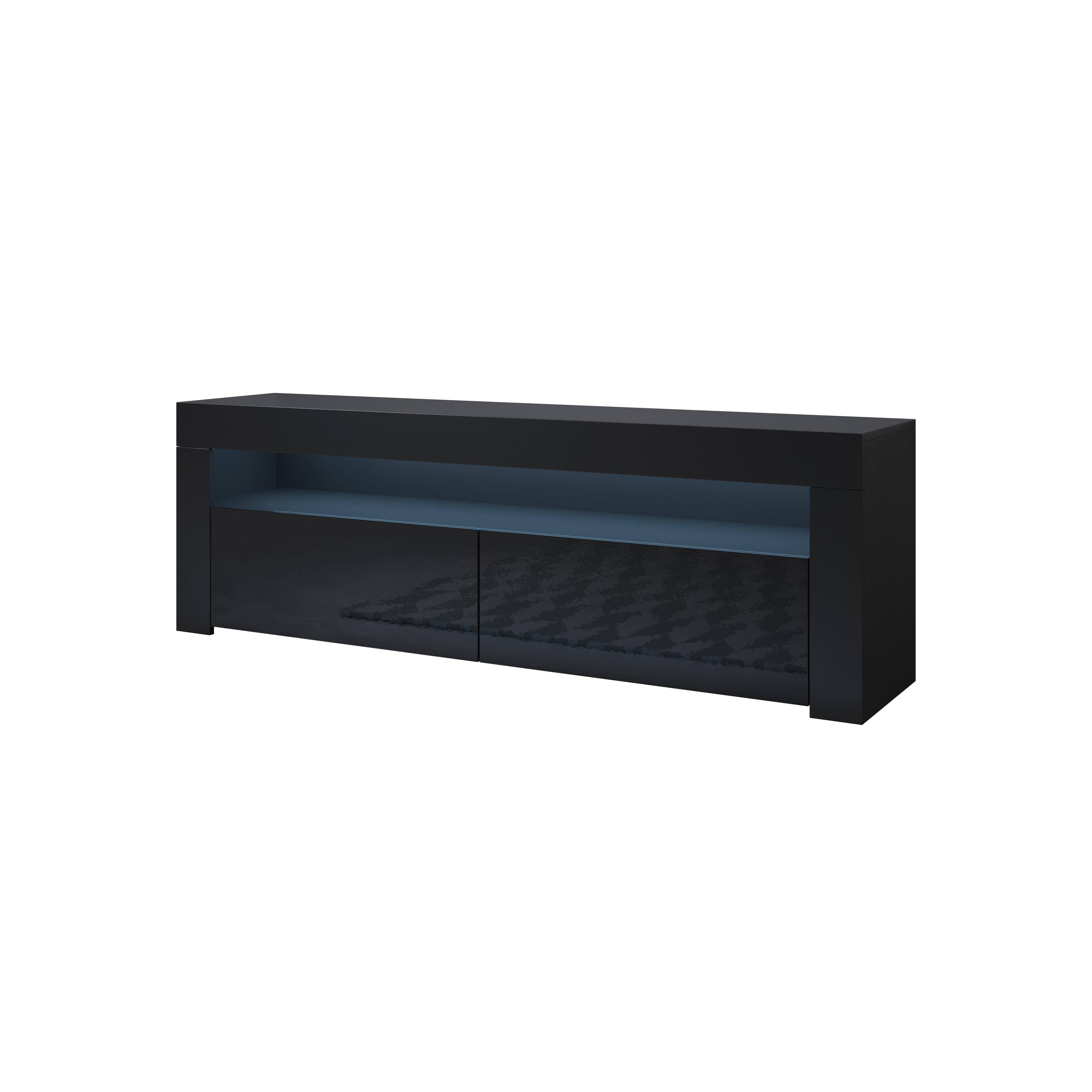 MB Muebles Bonitos - Mueble TV para Salón, LED, Ancho 140cm, Más Colores, Modelo Aker