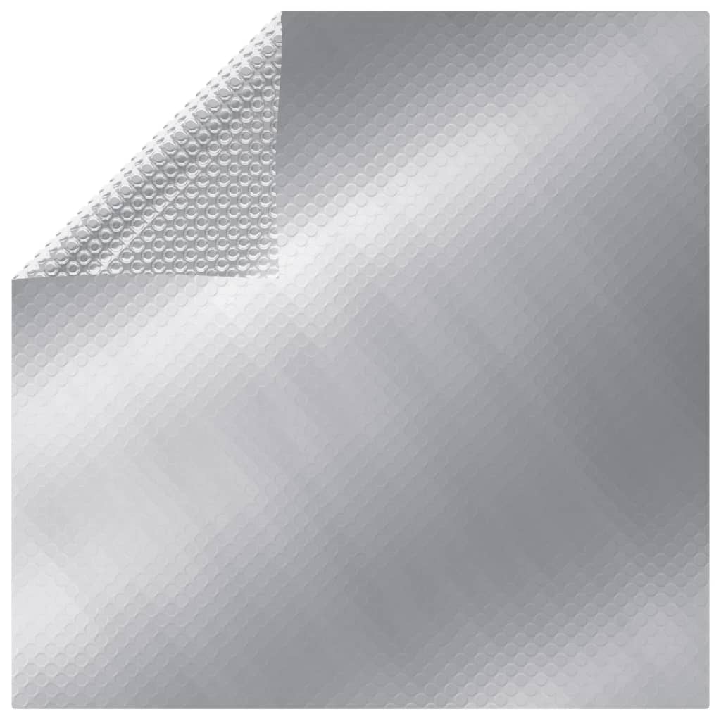 vidaXL Cubierta de Piscina PE Plateado Solor Tapa Toldo Desmontable Dimensiones 260 x 160 cm,  300 x 200 cm,  400 x 200 cm y mas