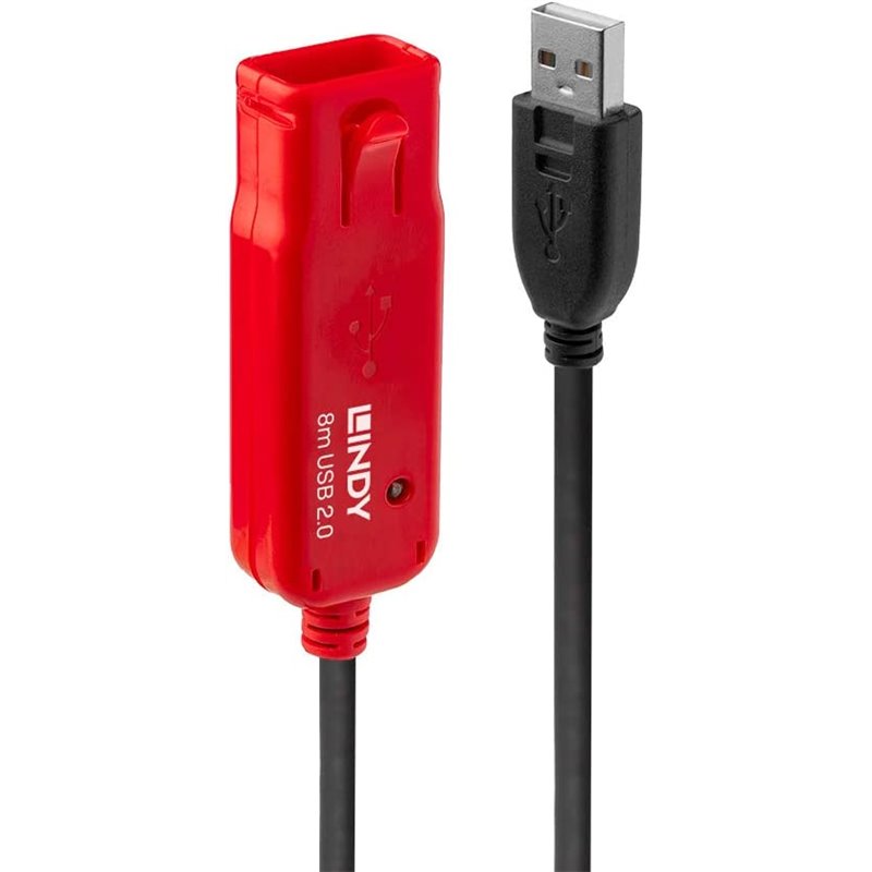 Lindy Cable Extensor Activo Pro Usb 2.0, 8M