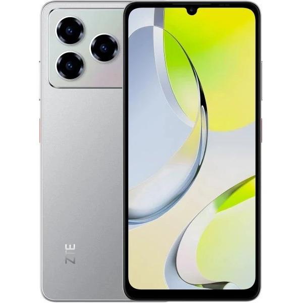 ZTE - Smartphone A76 Polar Grey 128 GB con pantalla de 6,75 pulgadas y tasa de refresco de 90 Hz para experiencia visual envolvente