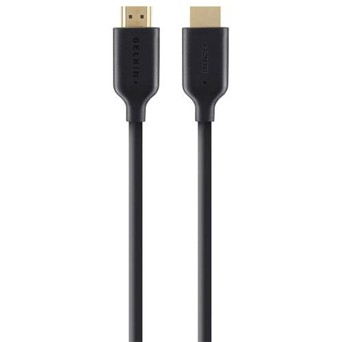 Belkin HDMI - HDMI, 2m, 2 m, HDMI tipo A (Estándar), HDMI tipo A (Estándar), 3D, 10,2 Gbit/s, Negro