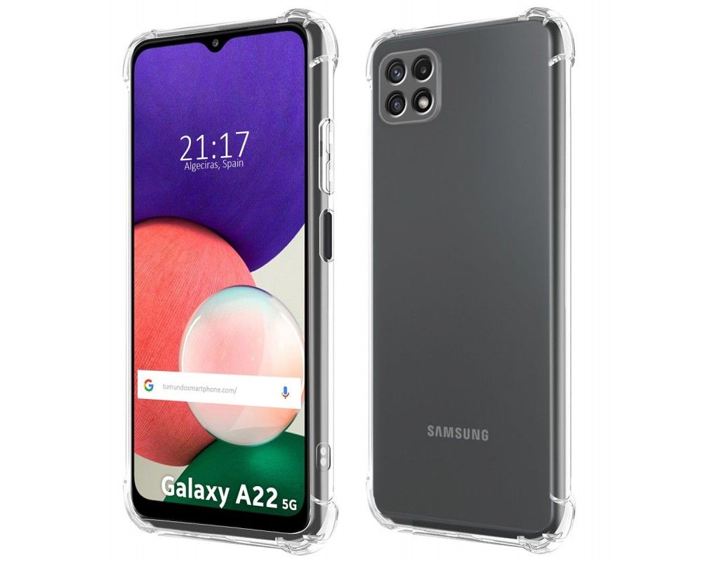 Samsung Galaxy A22 5G Funda Silicona Líquida Verde dibujo Culo  Natural