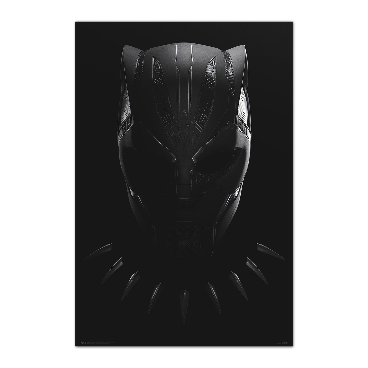 Póster Marvel Black Panther Wakanda Forever - 61 X 91 5 Cm - Papel de Brillo de Gran Calidad