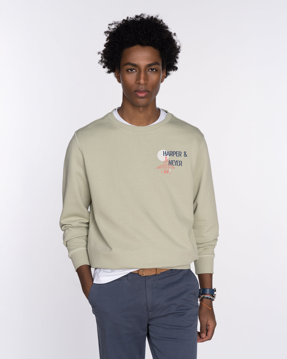 Harper & Neyer Sudadera de Hombre de Algodón Tomcat