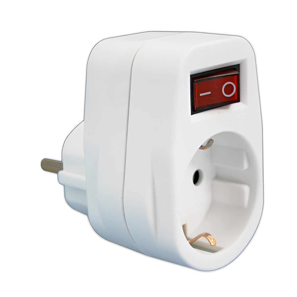 Adaptador 1 toma con interruptor 16A/250V. Con protección para niños 36.082 Electro DH 8430552138838