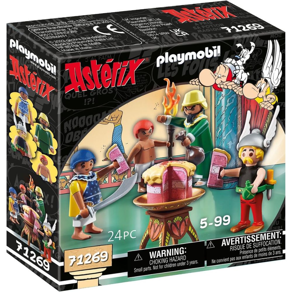 Playmobil Asterix Paletabis y la Tarta envenenada, el catador de Cleopatra (71269)
