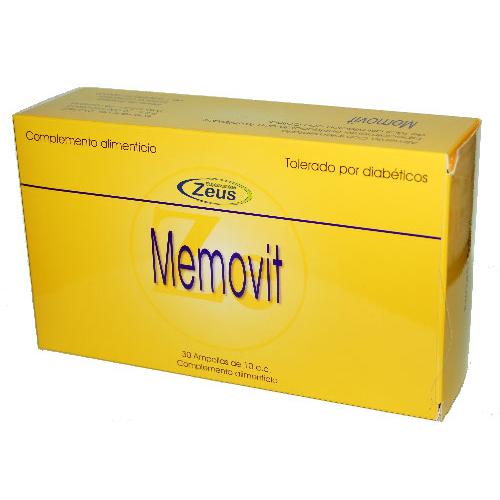 Memovit Zeus | Aumenta Energía y Memoria | 30 Ampollas