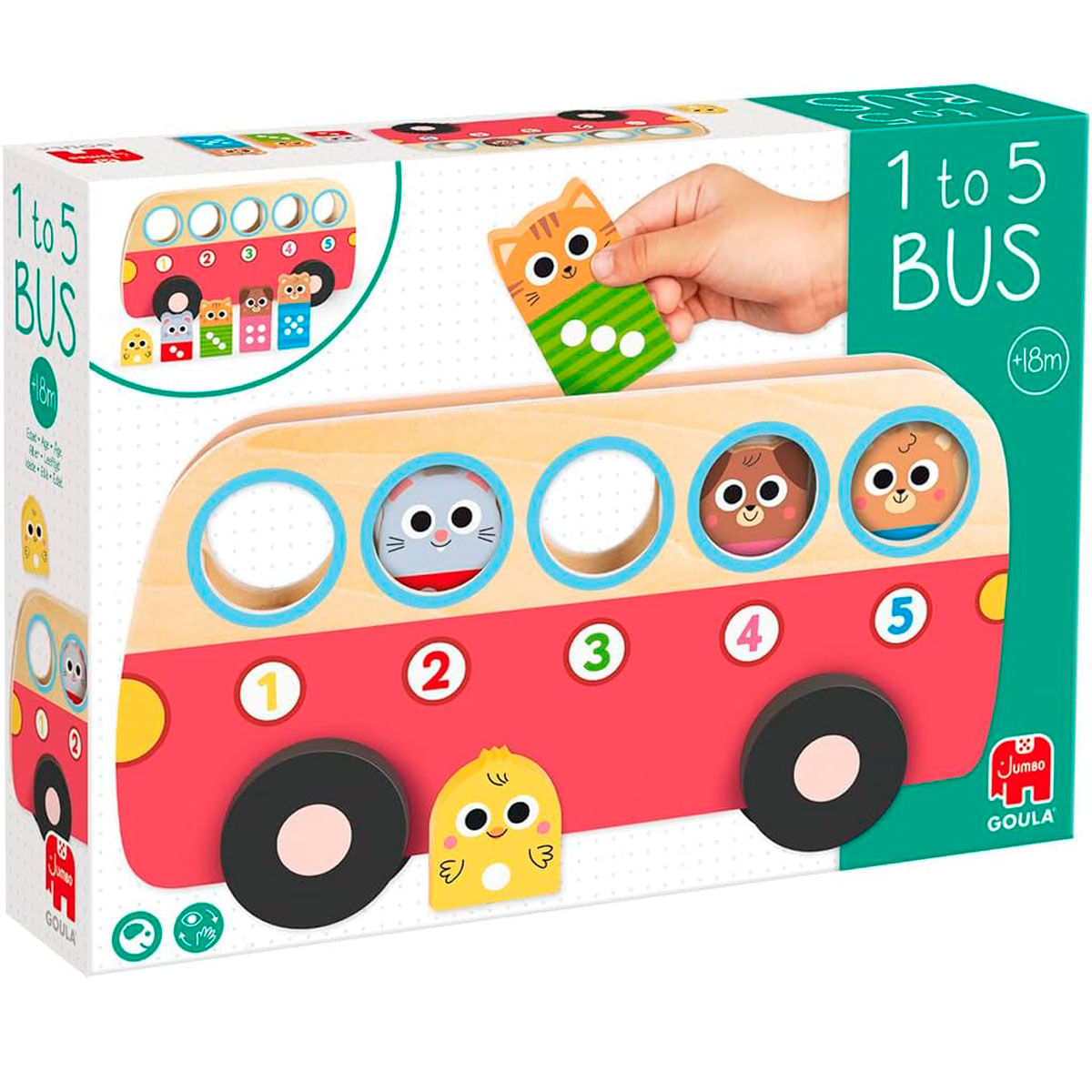 Autobús de 1 a 5 Juego Educativo