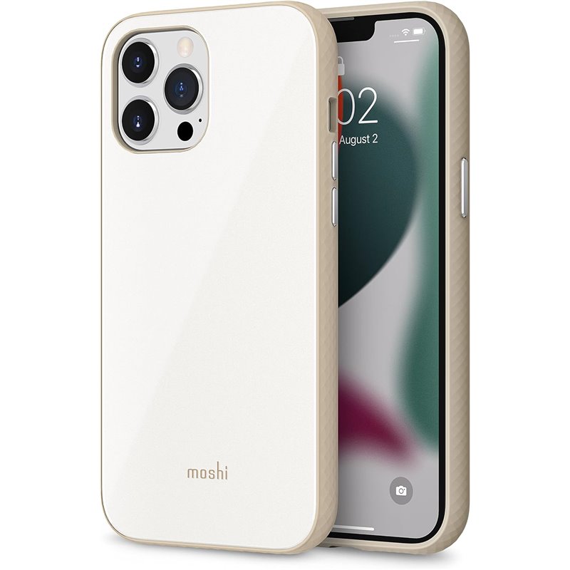 iGlaze para iPhone 13 Pro Max - Blanco perla
