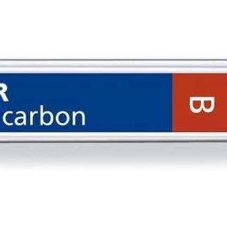 Staedtler mars micro carbon 250 tubo de 12 minas de grafito - dureza b - trazo 0.5mm - alta resistencia (12 uds)