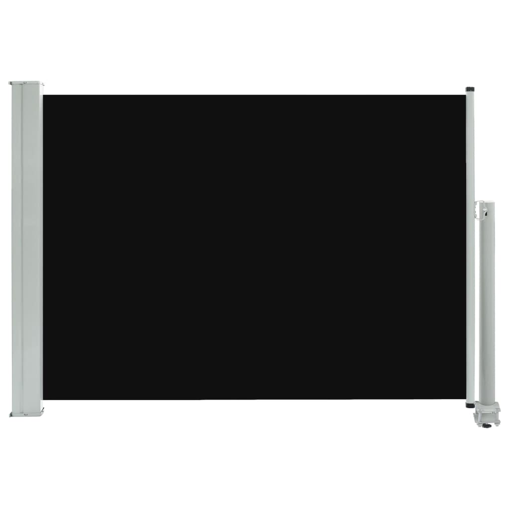 vidaXL Toldo lateral retráctil de jardín 80x300 cm Color Negro, Crema, Marrón