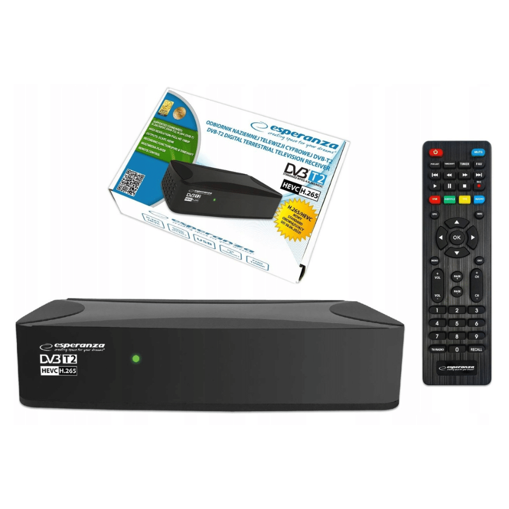 EV108R Esperanza dvb-t2 sintonizador digital h.265/hevc ev108r Envio 24Horas