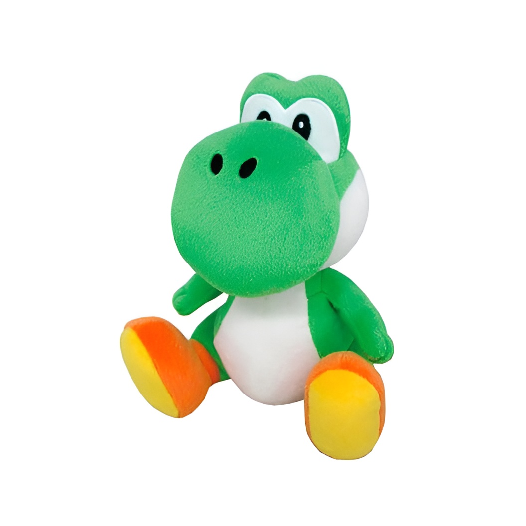 Peluche Suave Sherwood Yoshi Green Colección Super Mario Bros