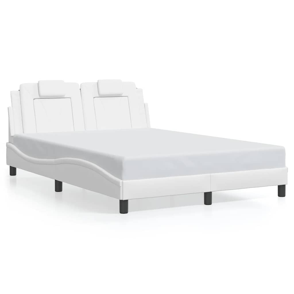 vidaXL Estructura de cama Viana sin colchón cuero sintético 120x200cm