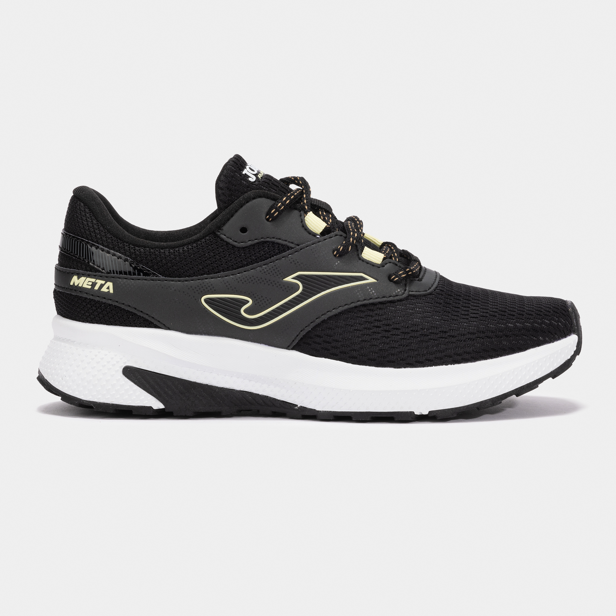 Zapatilla Running Mujer Joma Meta 2501 Negro Transpirable