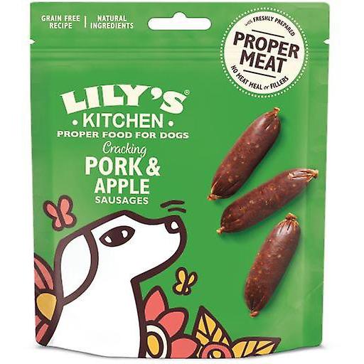 Lily's Kitchen  Salchichas Crujientes de Cerdo y Manzana  Chuches para Perros