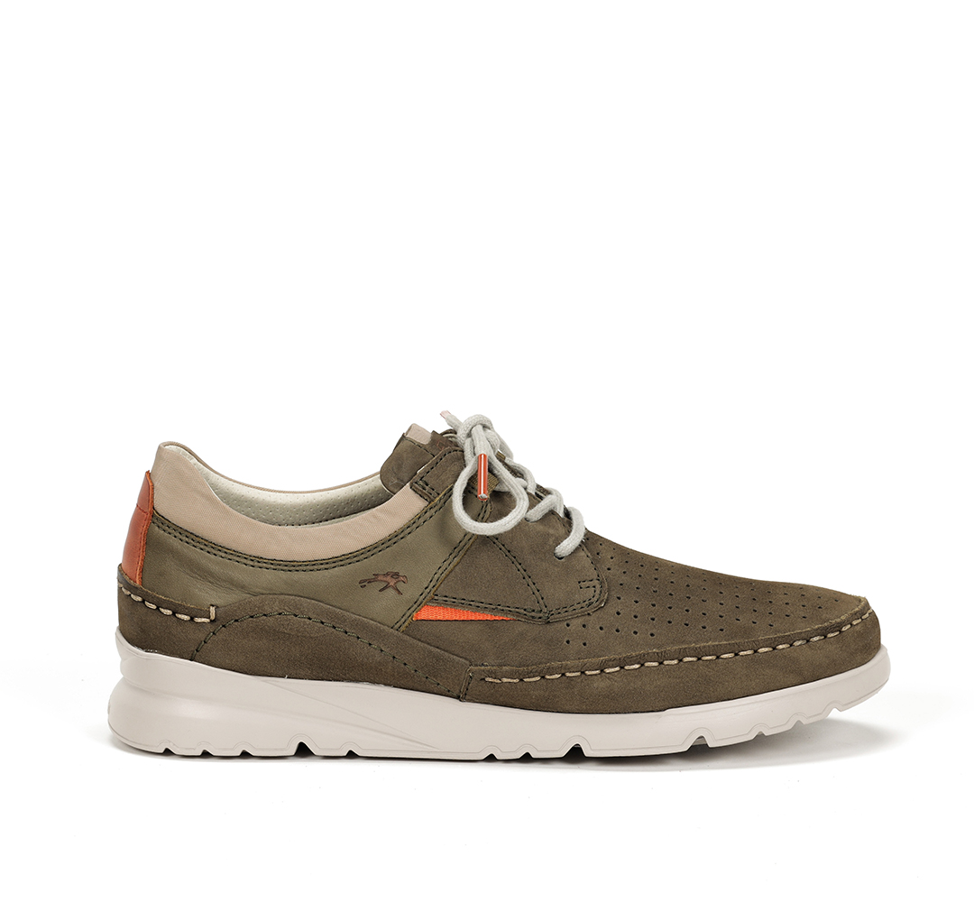 Fluchos DARYL F1455 Zapato Marrón Hombre Cierre Clásico Cuero