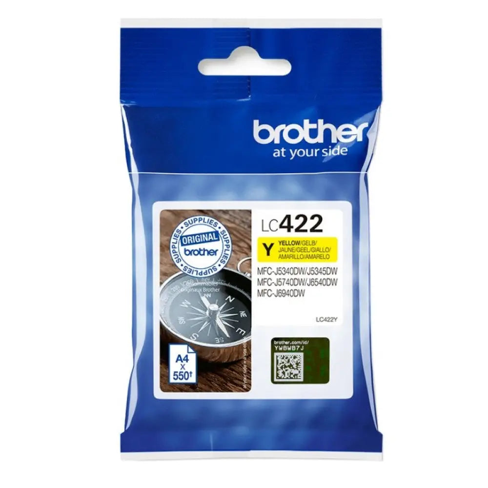 Cartucho de Tinta Original Brother LC-422Y Amarillo