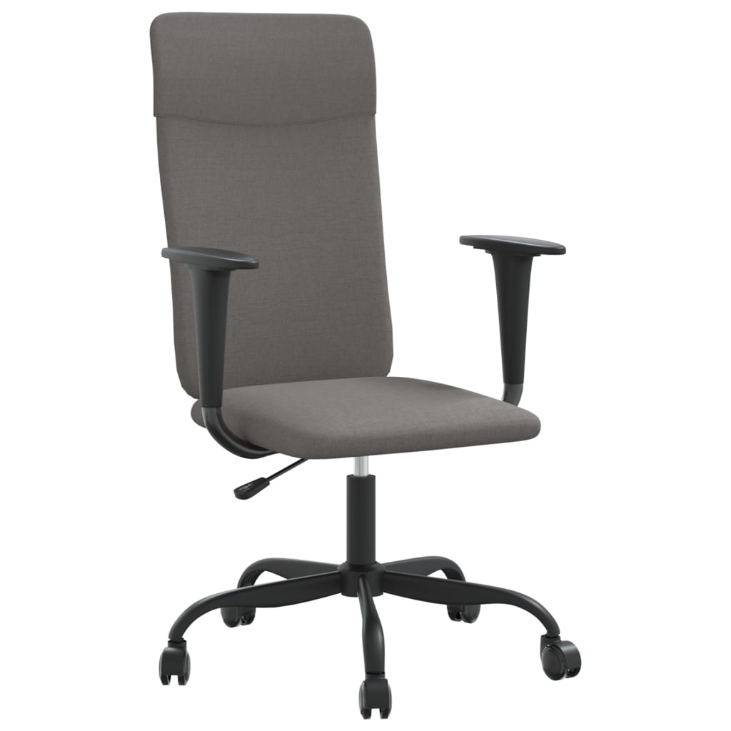 vidaXL Silla de Oficina Asiento Ajustable Giratorio de Ordenador Escritorio Tela