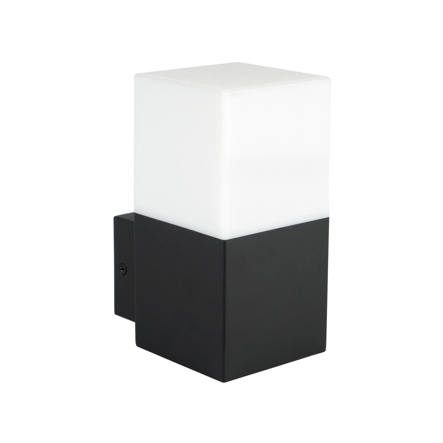 Ledkia Aplique de Pared Exterior Aluminio Augusta Negro