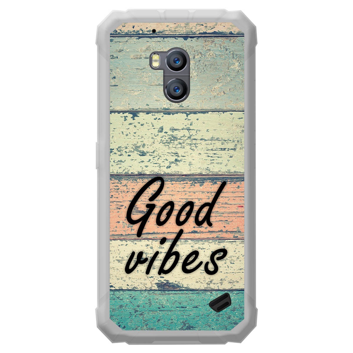 Tumundosmartphone Funda Gel Tpu para Ulefone Armor X2 diseño Madera 01 Dibujos