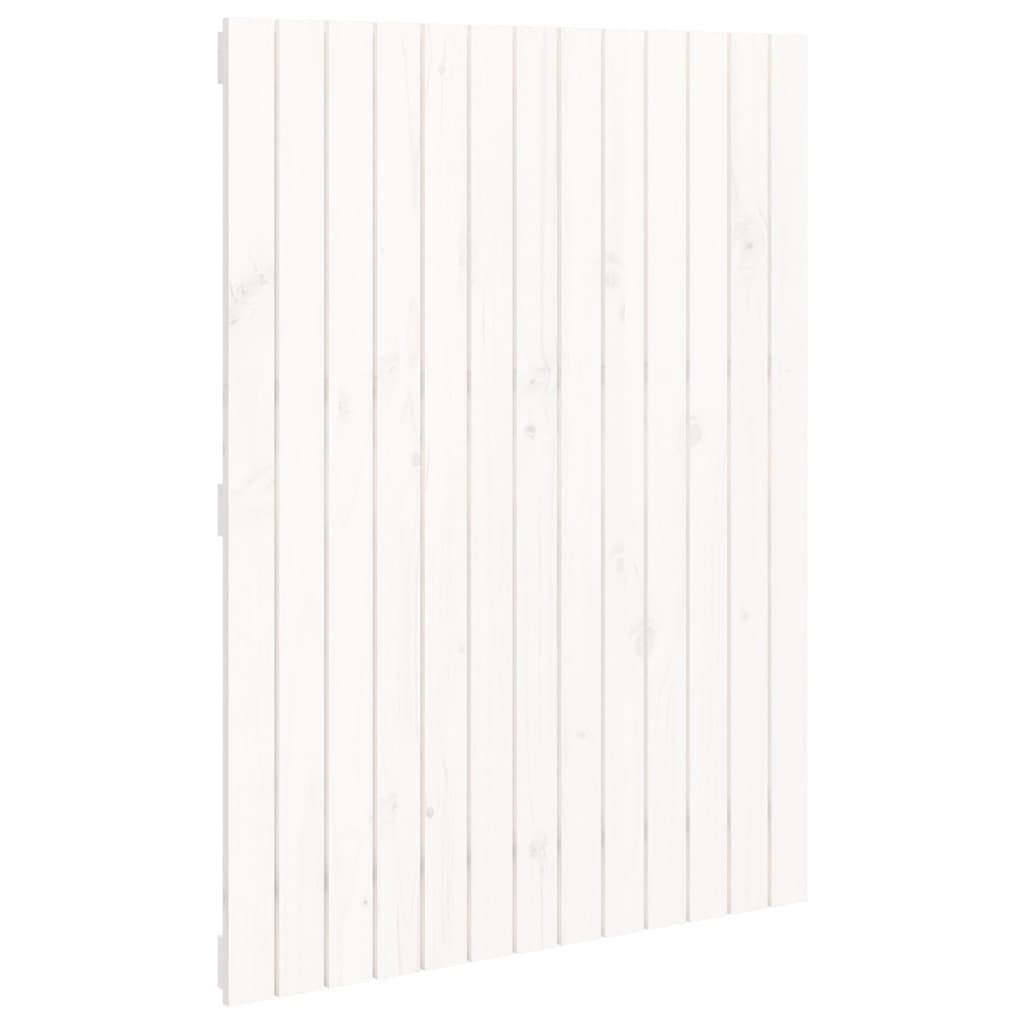vidaXL Cabecero de cama de pared madera maciza de pino 82,5x3x110 cm