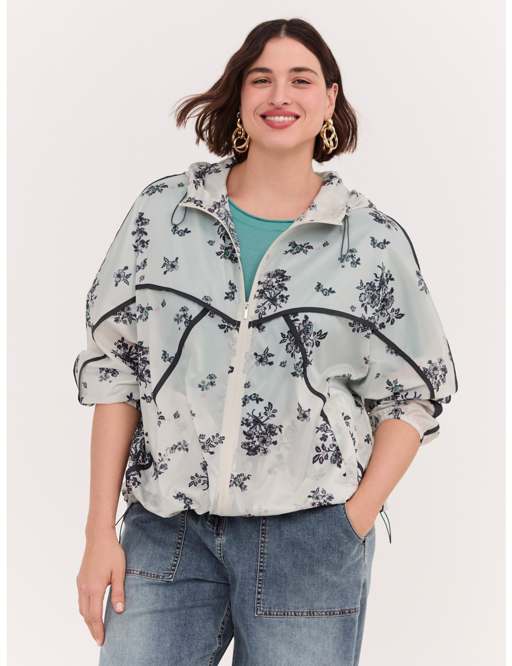 Fiorella Rubino - Bomber con estampado floral