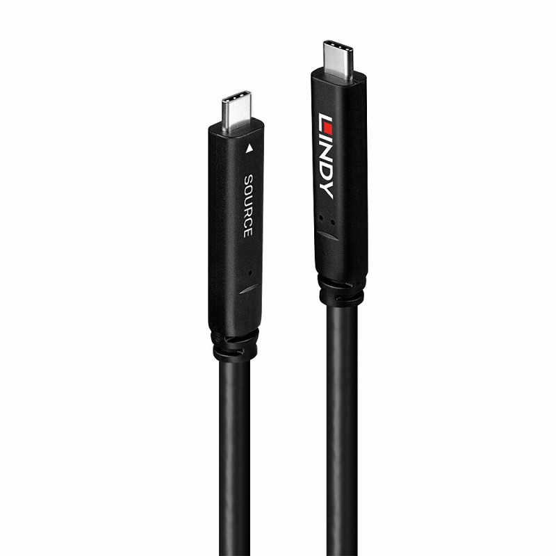 Lindy - 43399 cable USB USB 3.2 Gen 1 (3.1 Gen 1) 15 m USB C Negro 43399